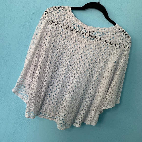 Style & Co. White Lace Top - Picture 6 of 7